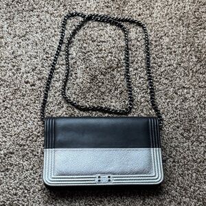 Chanel Elegant Black and Silver Women's Bag